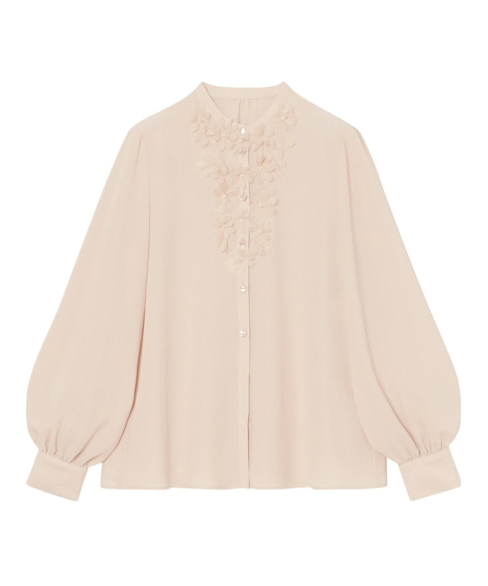 Eternal Line 2025】ジョーゼットフラワーモチーフ ブラウス|ANAYI