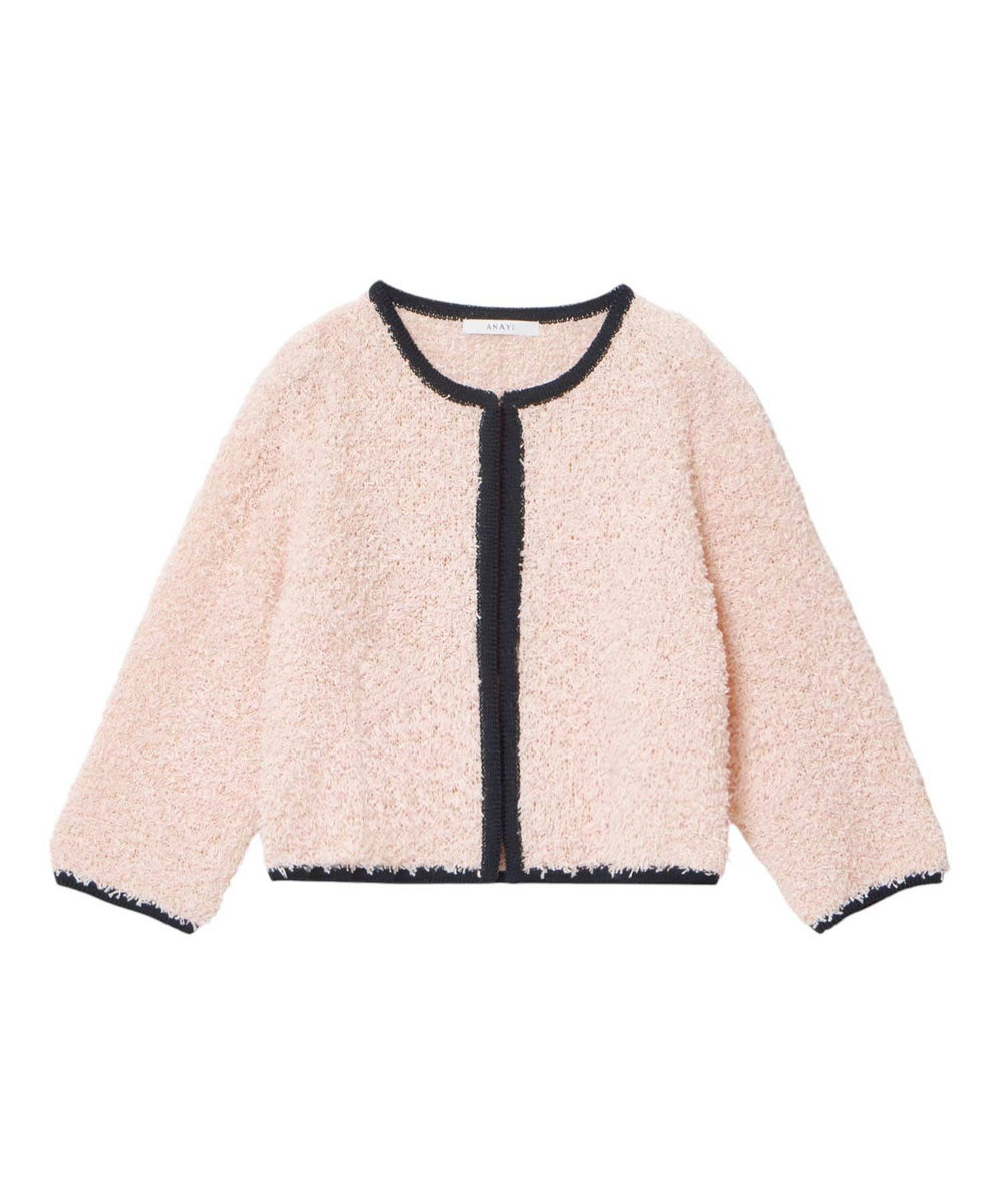 GIMAフェザーバイカラー カーディガン|ANAYI OFFICIAL ONLINE STORE