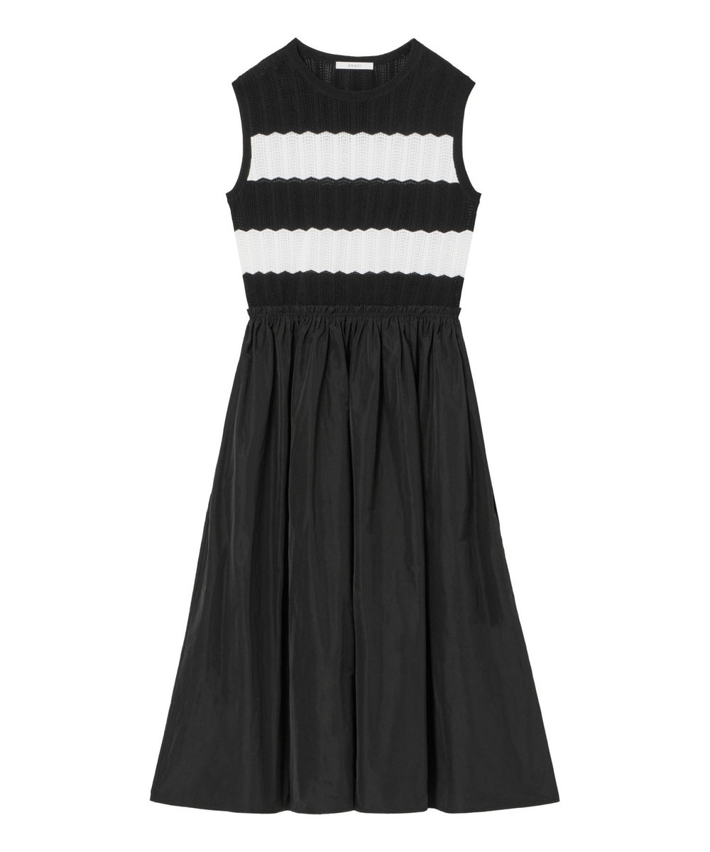 レーシーニットドッキング ワンピース|ANAYI OFFICIAL ONLINE STORE