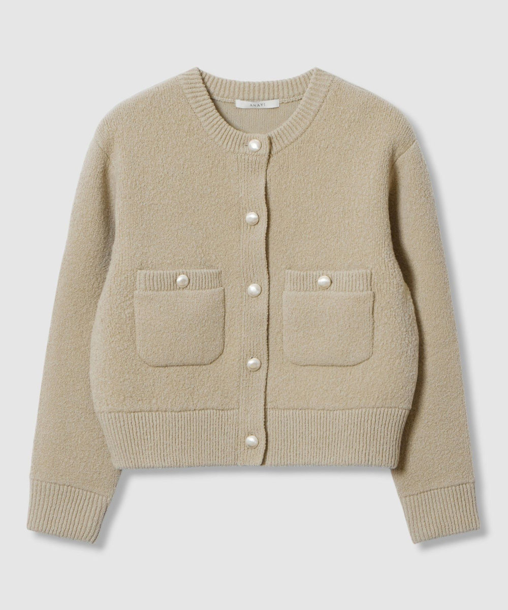 ウールブークレブルゾン カーディガン|ANAYI OFFICIAL ONLINE STORE