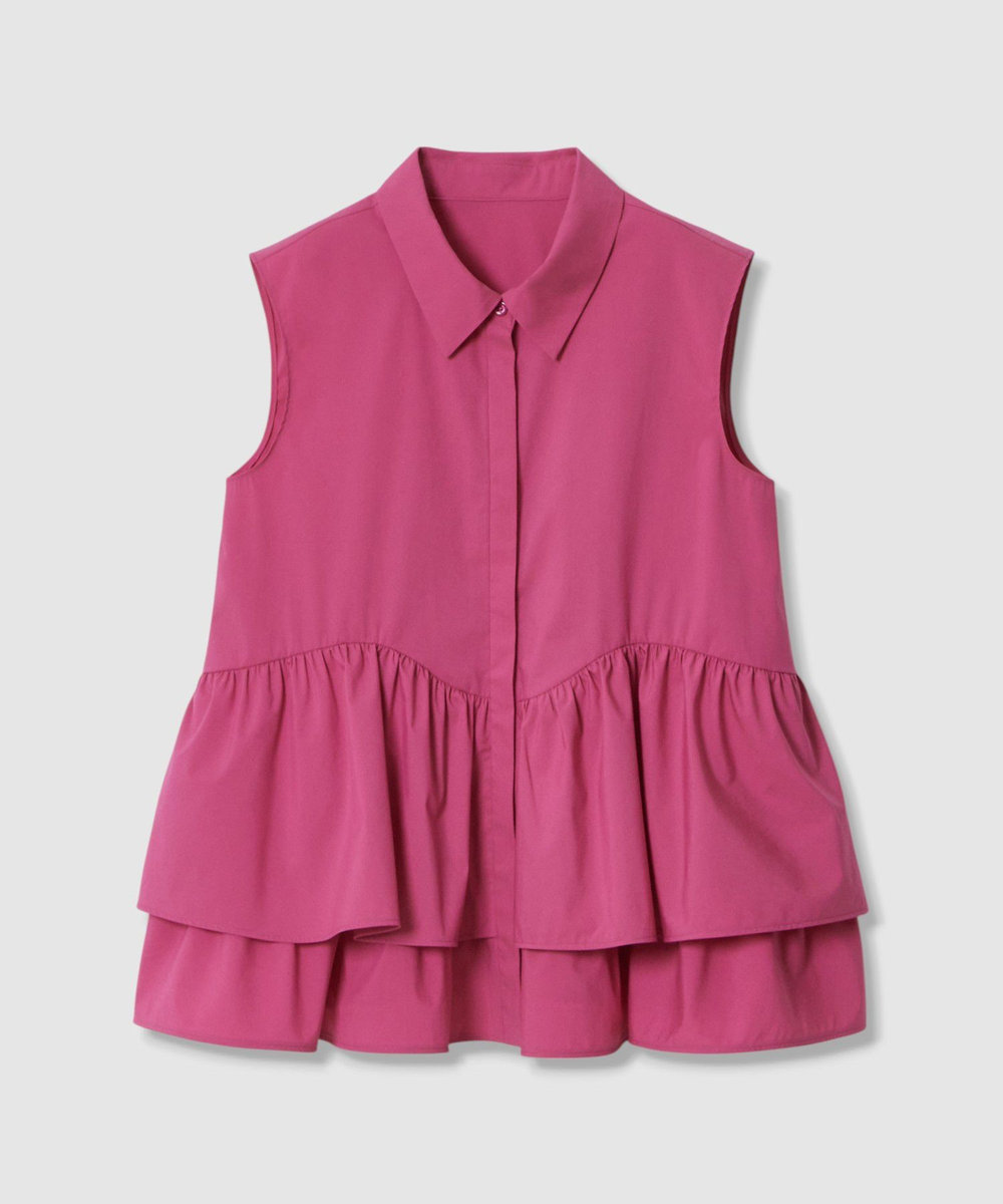 タフタフリルペプラムシャツ|ANAYI OFFICIAL ONLINE STORE｜アナイ