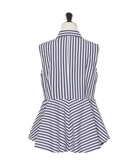 ストライプペプラム ブラウス|ANAYI OFFICIAL ONLINE STORE｜アナイ