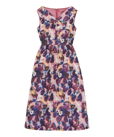 オーロラジャガードVネック ワンピース|ANAYI OFFICIAL ONLINE STORE