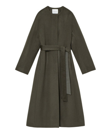 カシミヤベルト付きクルーコート|ANAYI OFFICIAL ONLINE STORE｜アナイ