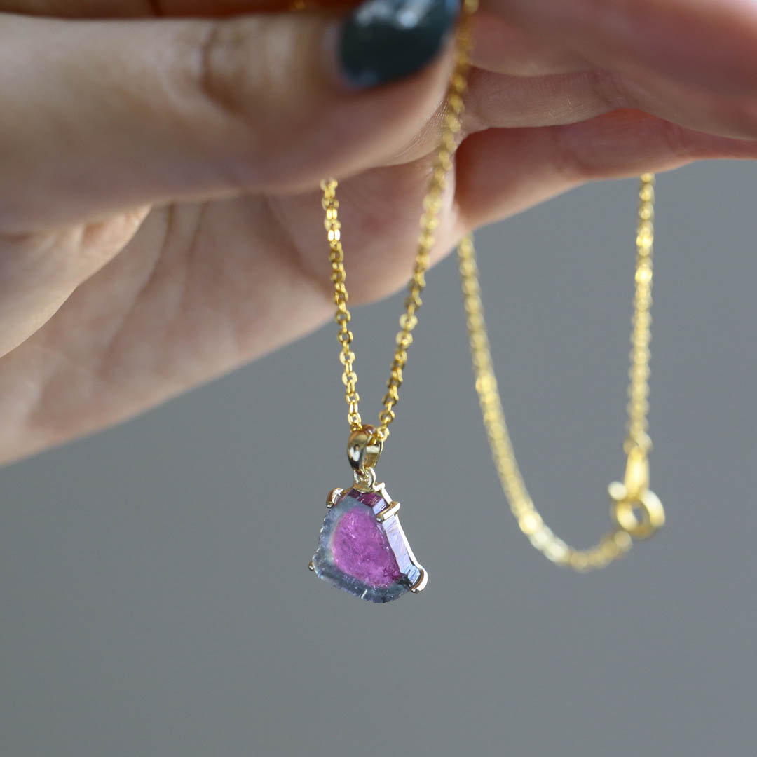 ウォーターメロントルマリンペンダントトップ* - 石の音ブログ