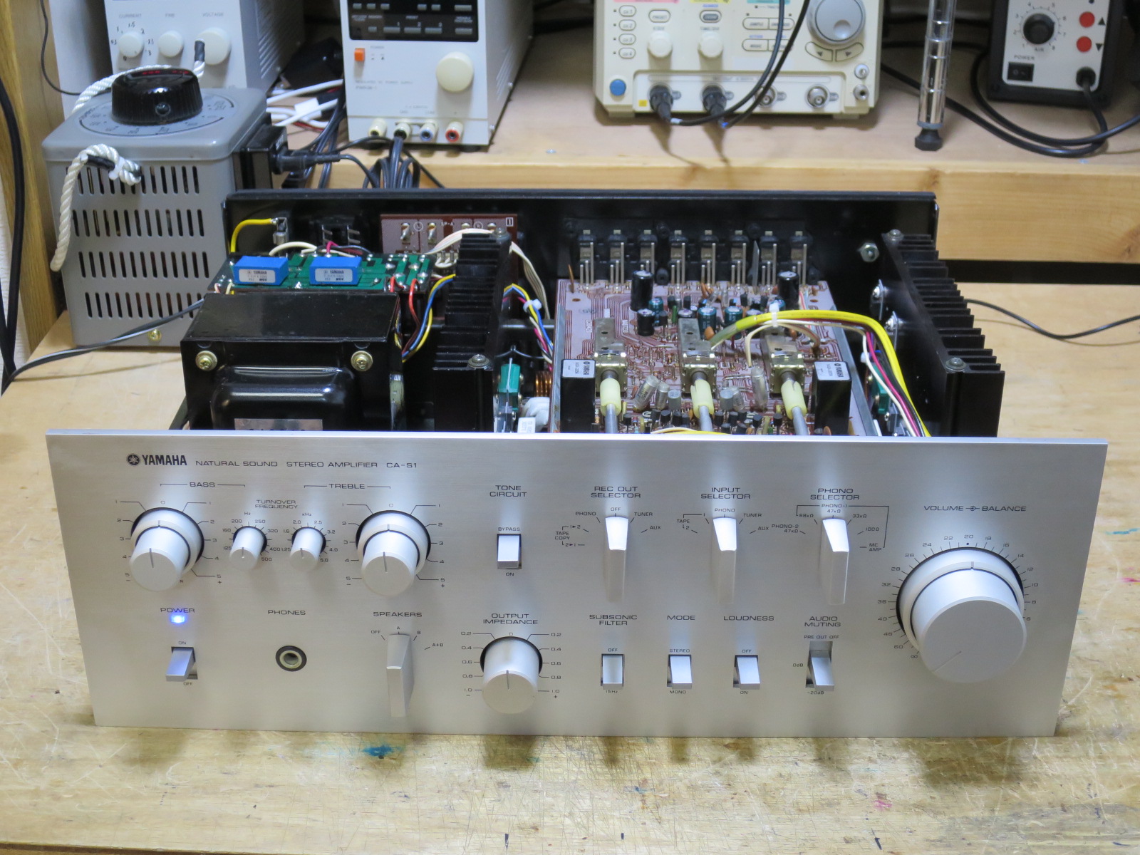 昭和50年代のアンプ YAMAHA CA-S1 12台目: アナログ技術の研究