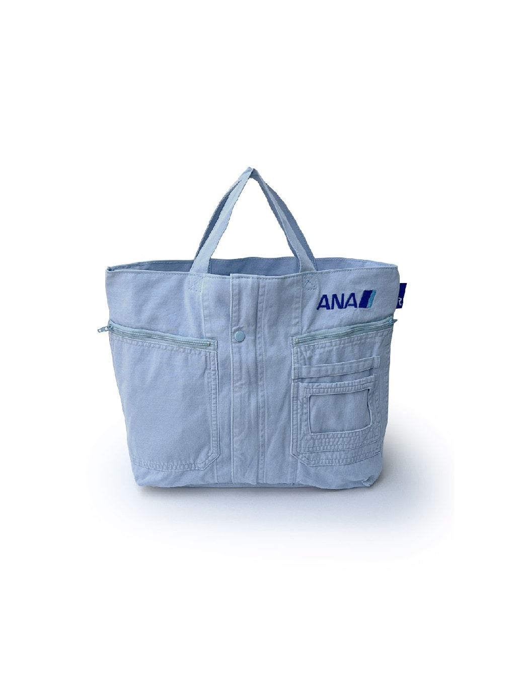 ANA整備士の作業着から作ったトートバッグ（小）: トップページ（ANA