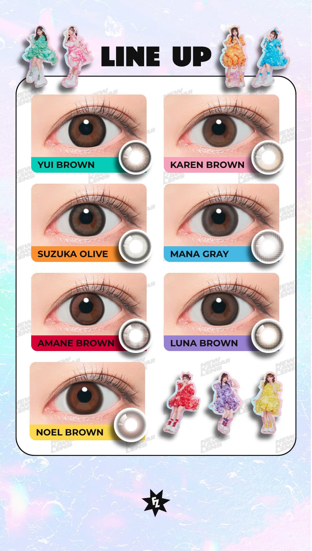 フルフル (FruFru)10枚入 【MANA GRAY】｜大人のカラコン通販専門店