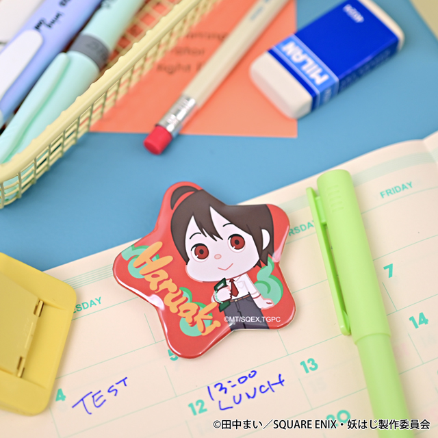 妖怪学校の先生はじめました！｜星型缶バッジ（安倍晴明）