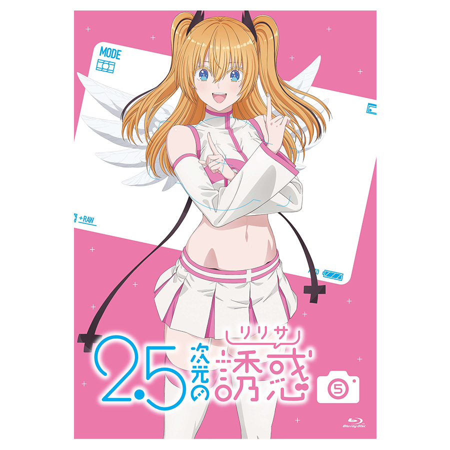 2.5次元の誘惑 にごリリ リリエル 缶バッジ Blu-ray 特典 メイド 2.5次元