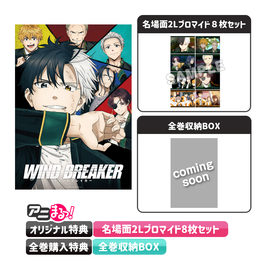 WIND BREAKER／全巻購入セット／DVD（アニまるっ！オリジナル特典付き