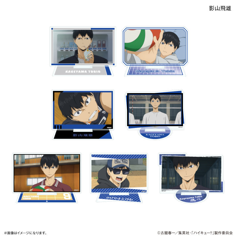 ハイキュー!!』第8弾 六角形缶バッジ(mochocho) M-VB 影山飛雄 – Anime