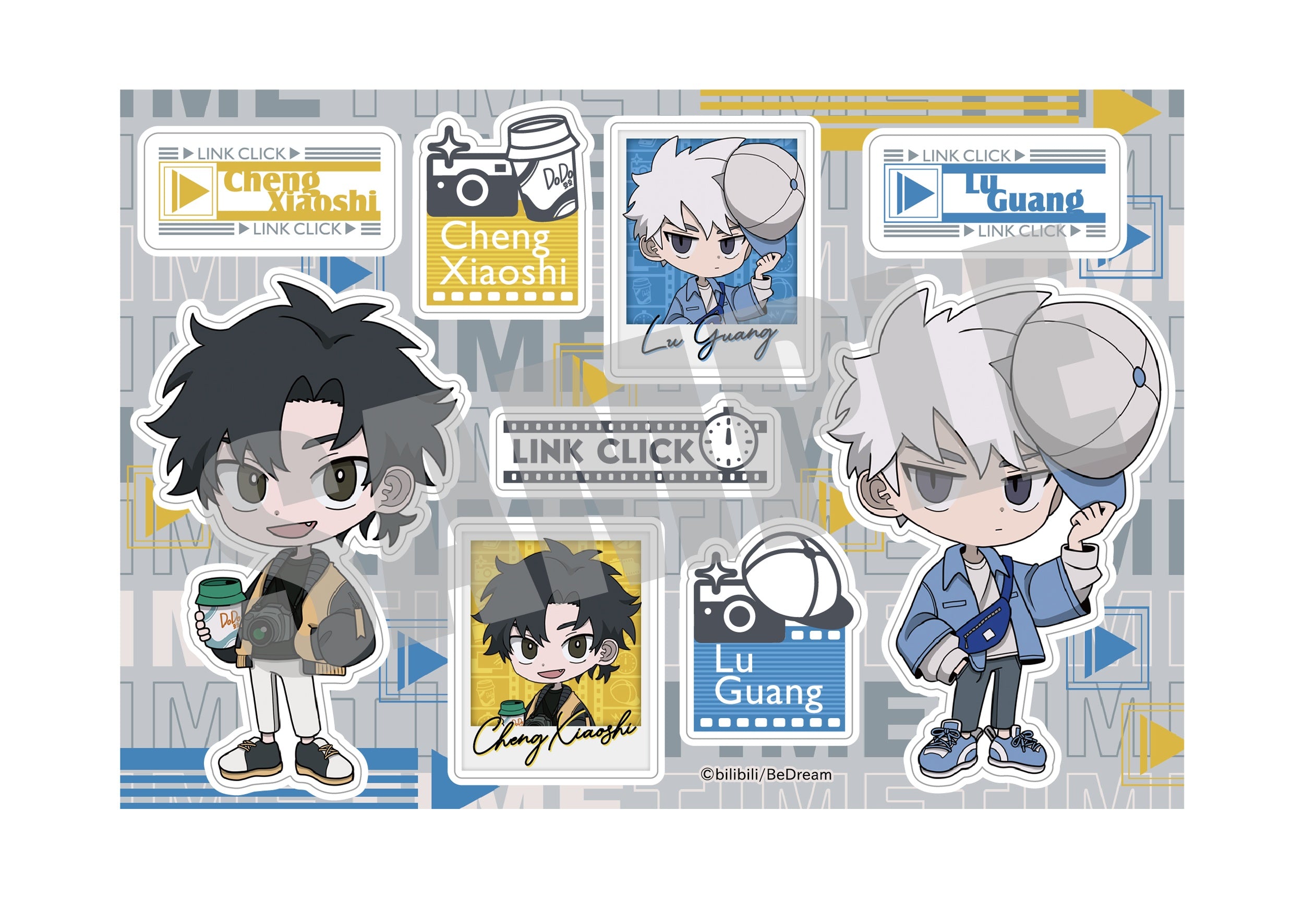 時光代理人‐LINK CLICK‐』ステッカー Day off ver. – Anime Store JP