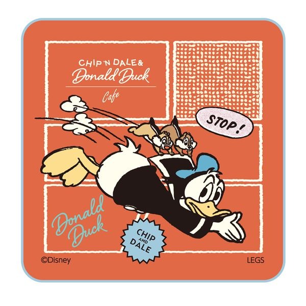 ディズニー」チップとデールとドナルドダックのスペシャルカフェ開催