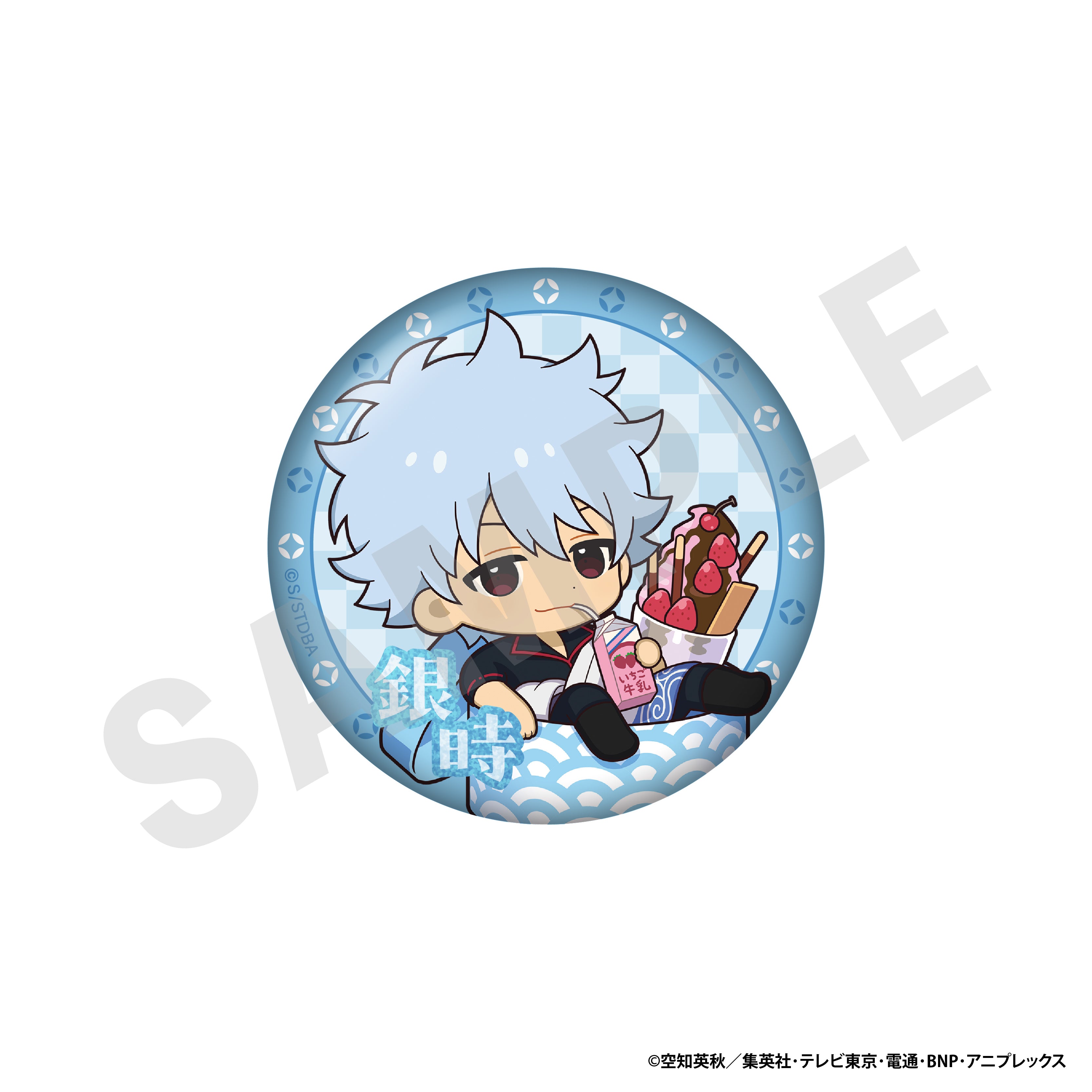 全種セット】「銀魂」 トレーディングキラキラ缶バッジ（全8種