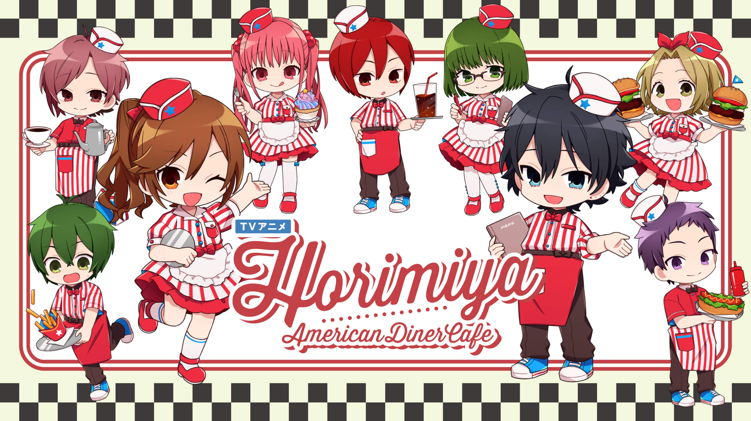 TVアニメ「ホリミヤ」アメリカンダイナーカフェ コラボレーション 東京
