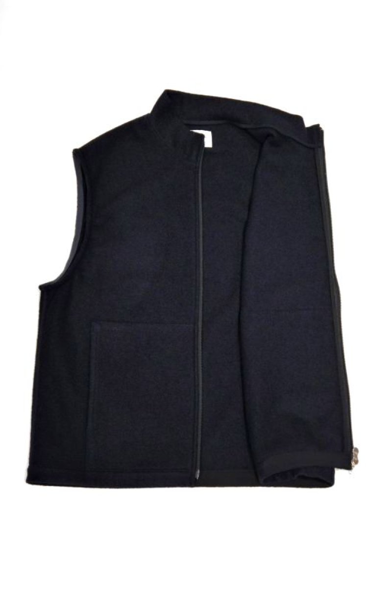 STILL BY HAND（スティルバイハンド） ウールパイルジップベストの通販