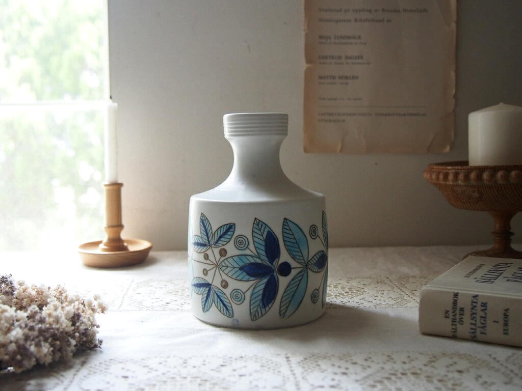 北欧ヴィンテージ Rorstrand Susie ロールストランド 北欧の青が静かに