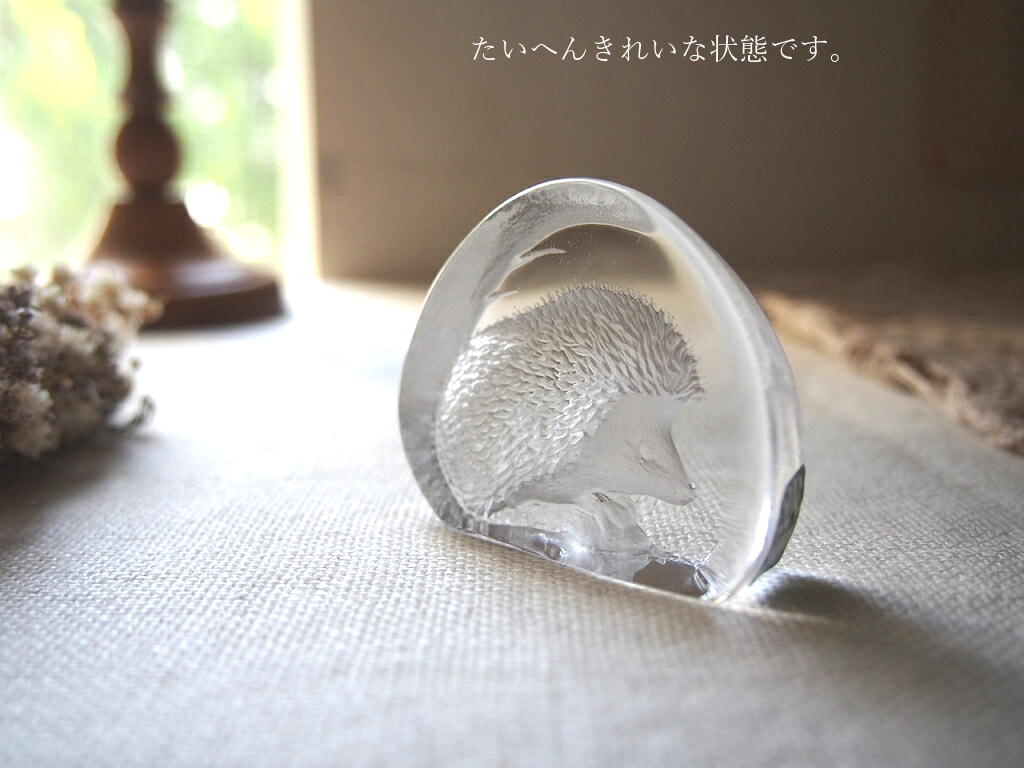 北欧ヴィンテージ Mats Jonasson マッツ・ヨナッソン クリスタルの