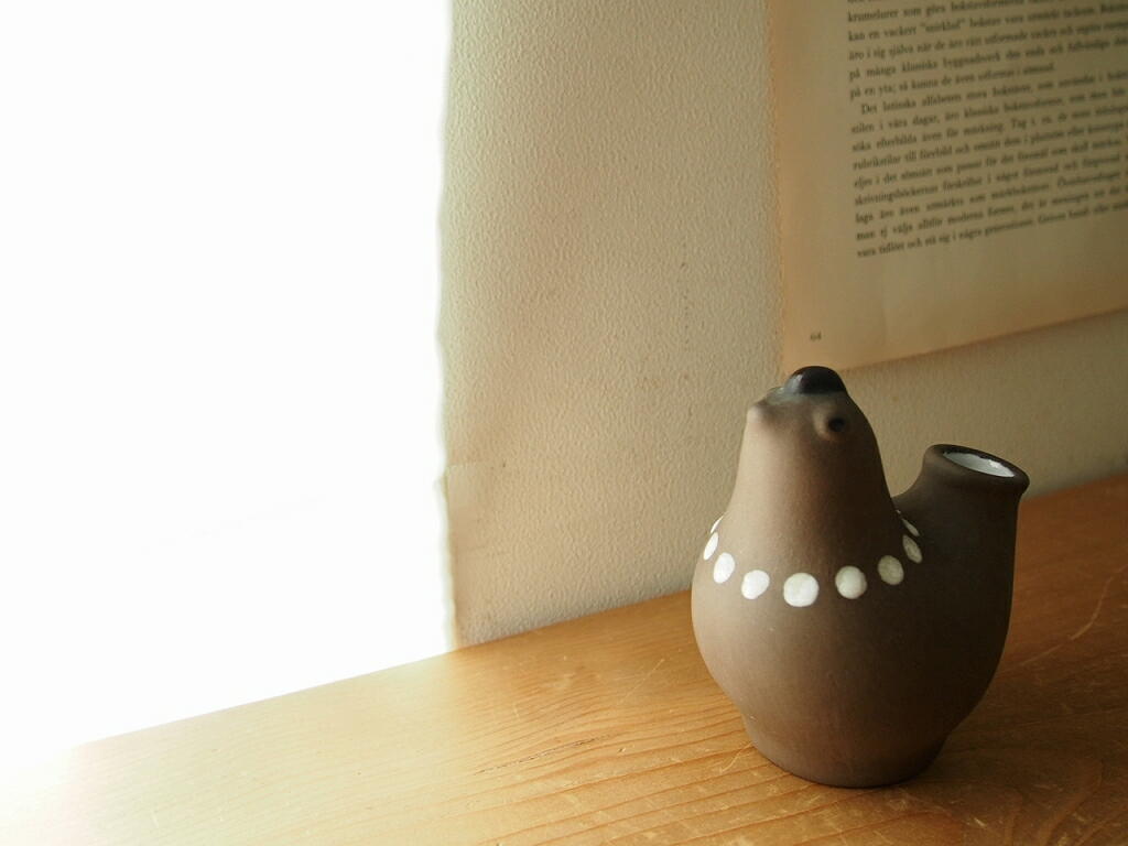 Deco Helsingborg 鳥の陶器オブジェ｜1960年代 スウェーデン 北欧