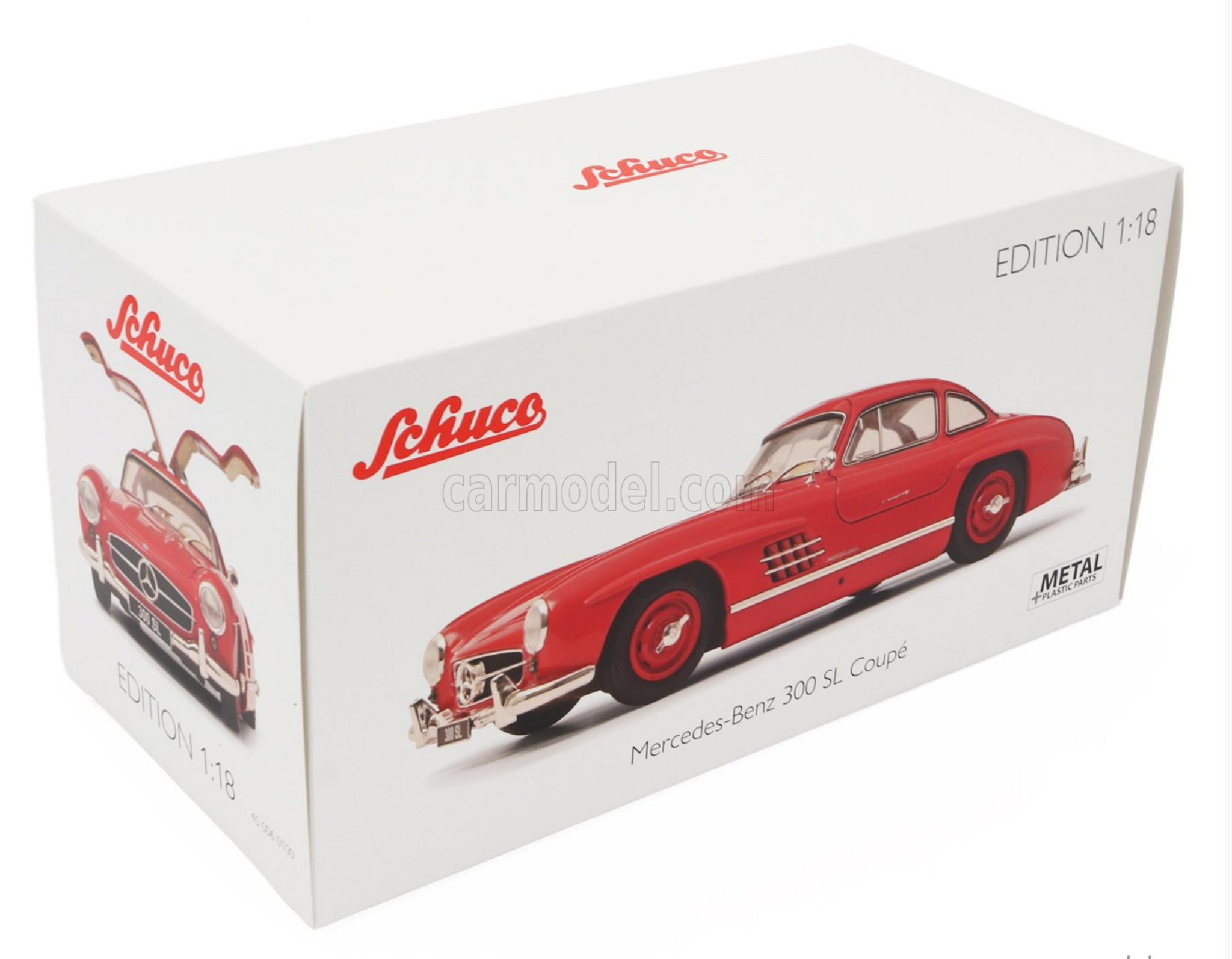 1:18 Mercedes-Benz 300SL (W198) 1954 Gullwing -- Red -- Schuco