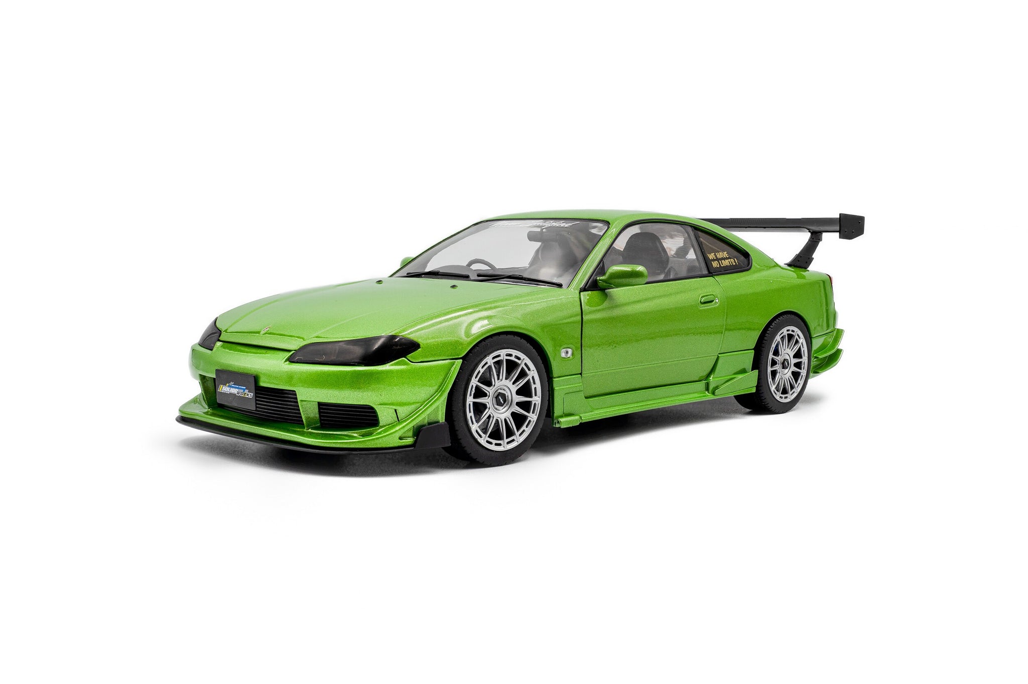1:18 Nissan Silvia S15 Spec-R Aero 1999 -- Green -- Solido