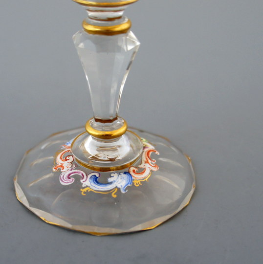 Lobmeyr ロブマイヤー エナメル チューリップ グラス Lobmeyr