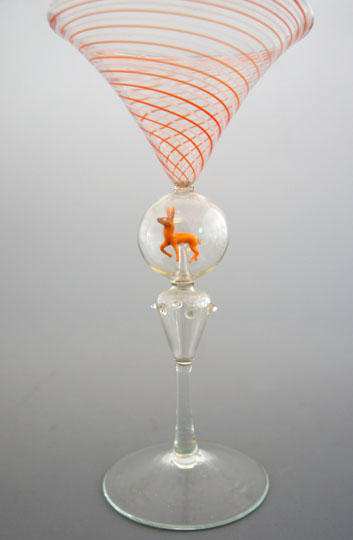 ビミニ「動物フィギュア入りグラス」《アンティックかとう》