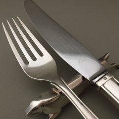 ジョージ・ジェンセン「“Rose” ディナーフォーク&ナイフ セット