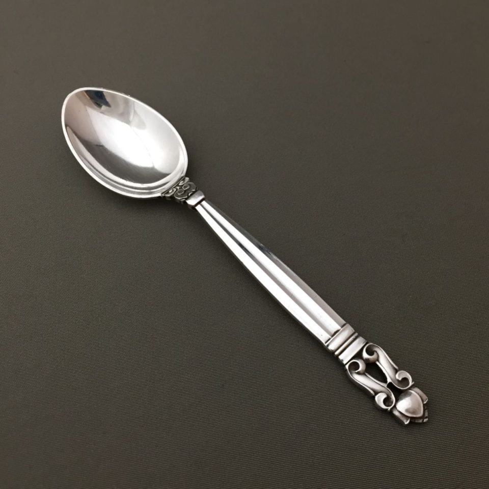 ジョージ・ジェンセン「“Acorn” コーヒースプーン 長さ11cm