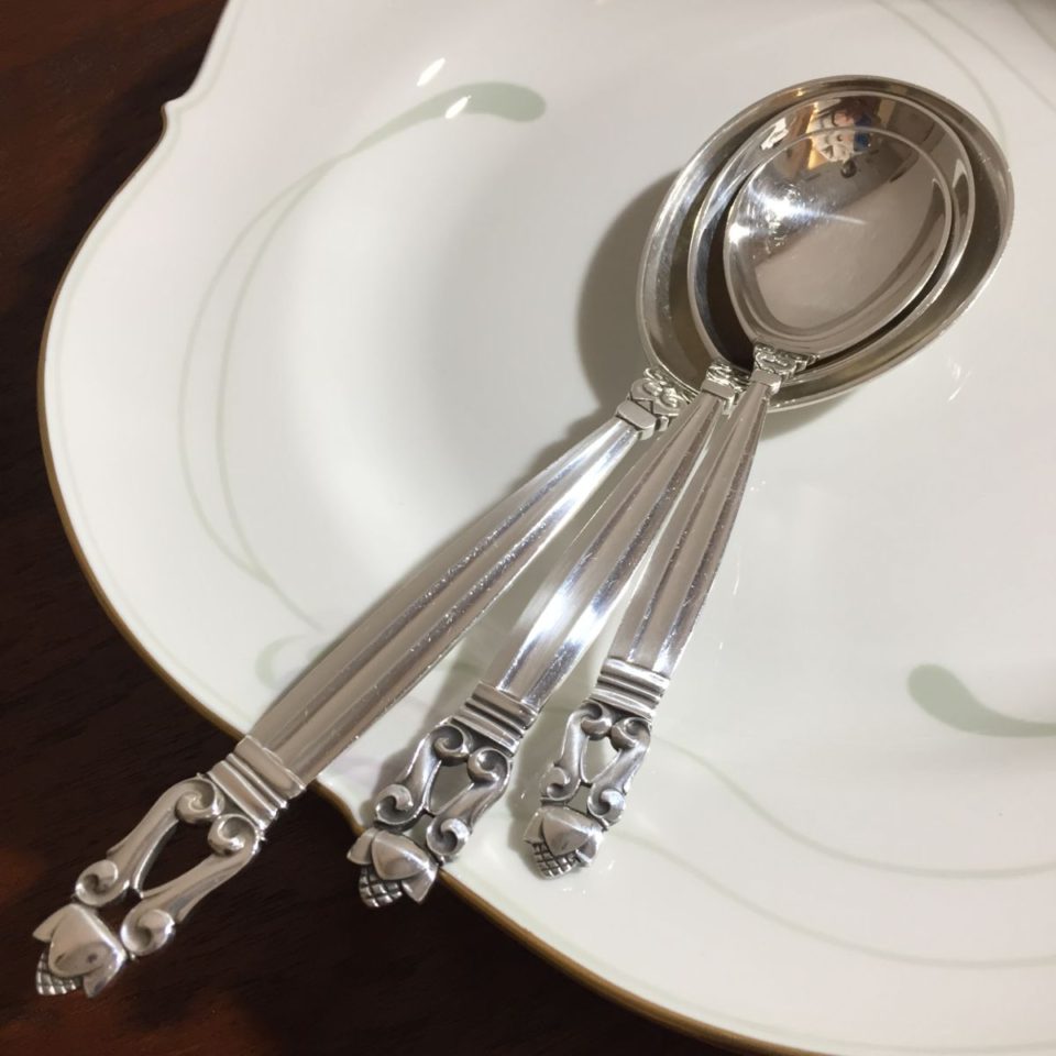 ジョージ・ジェンセン「“Acorn” サービングスプーン（小）長さ15cm