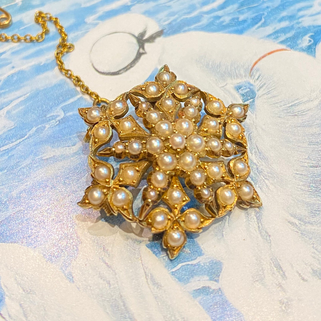 シードパール・ブローチ – 銀座アンティーク・アイ