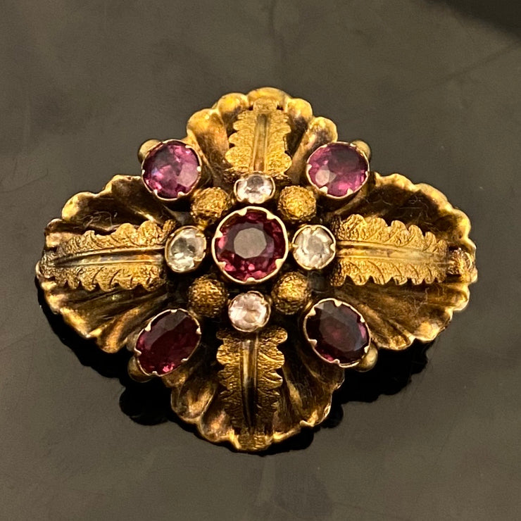 ヴィクトリアン・ガーネットブローチ – 銀座アンティーク・アイ