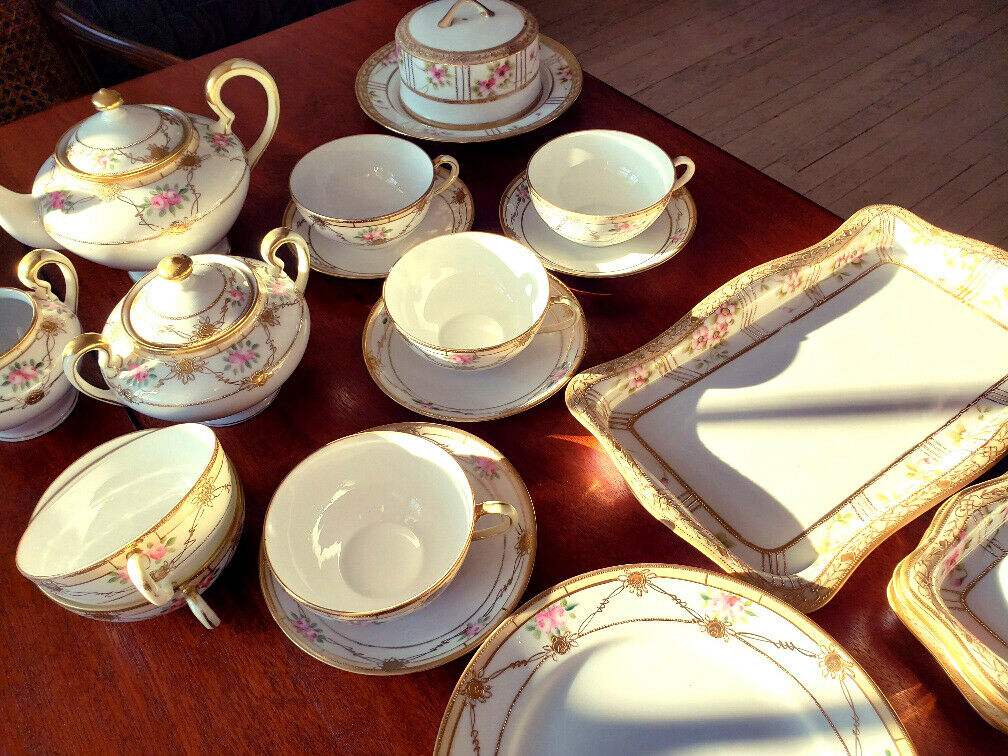 オールドノリタケティーポット 1910年-1921年頃 裏印M-nippon オールド