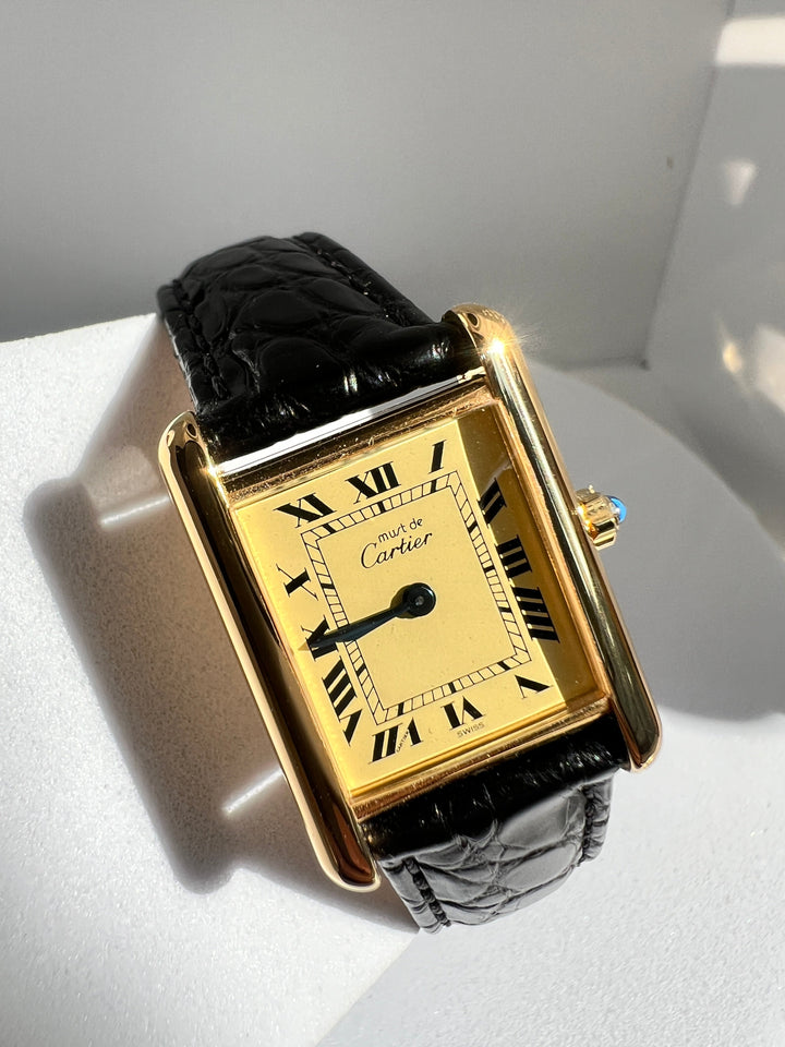 Cartierタンク ヴェルメイユ クォーツ ヴィンテージ Cartierタンク