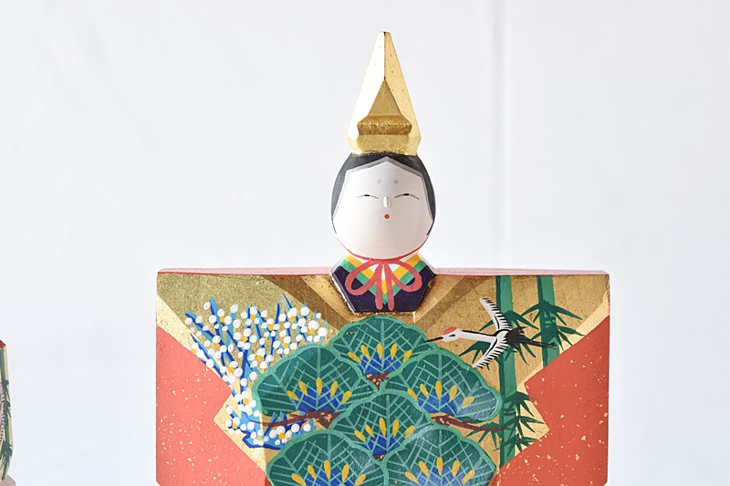 奈良一刀彫 雛人形 川口神泉 - 生活骨董と古布のアンティークショップ