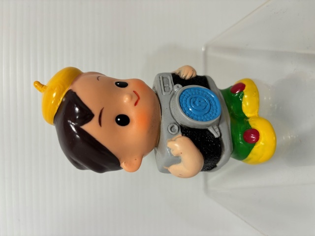 昭和レトロ☆カメラ坊や☆CP坊や☆ソフビ人形☆貯金箱 10．7cm