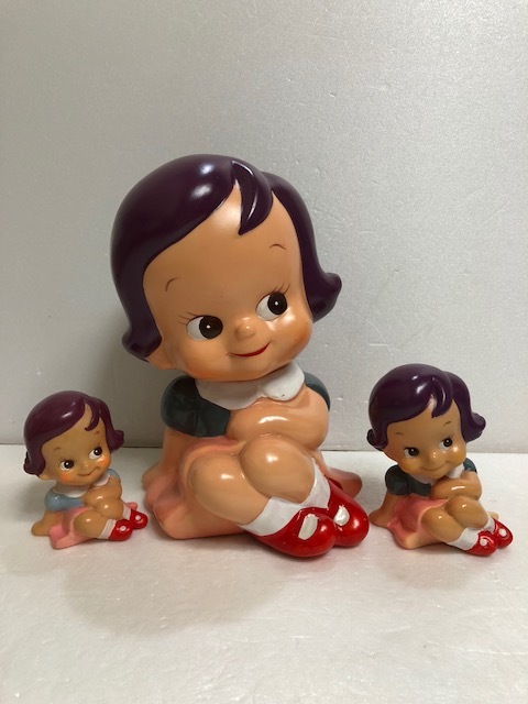 当時物 特大ソフビ「のばらチャン 店頭カウンター用 」／ 第一勧銀