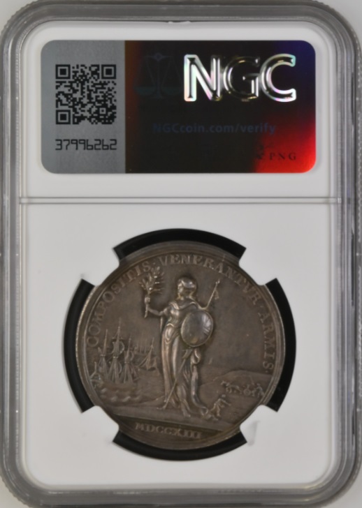 1713年アン女王シルバーメダル【MS62】 | アンティークコインプラネット