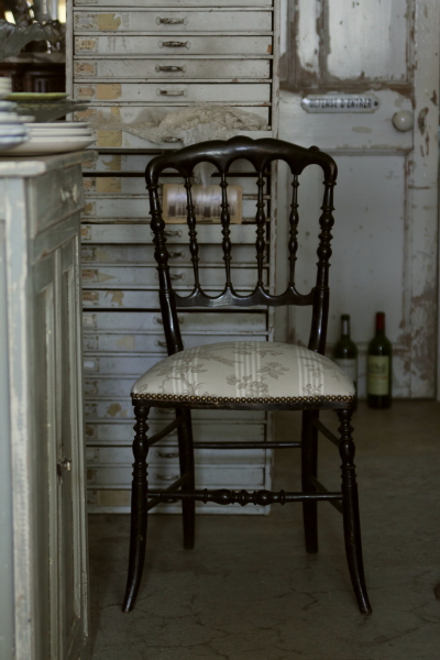 ナポレオンチェア 椅子 フランス アンティーク ナポレオン3世様式