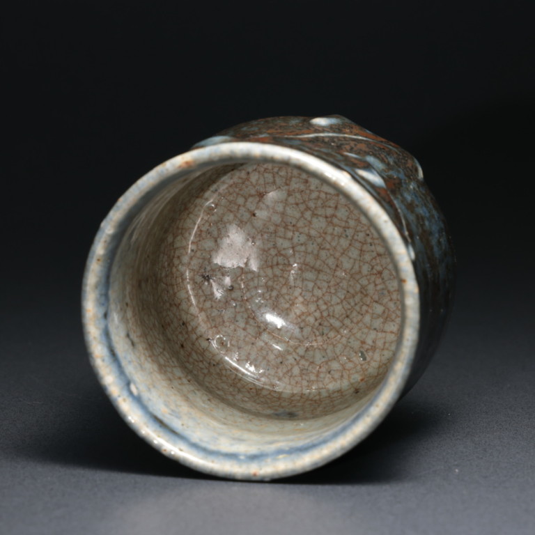 河井寛次郎作 筒描呉須湯呑 - 古好屋