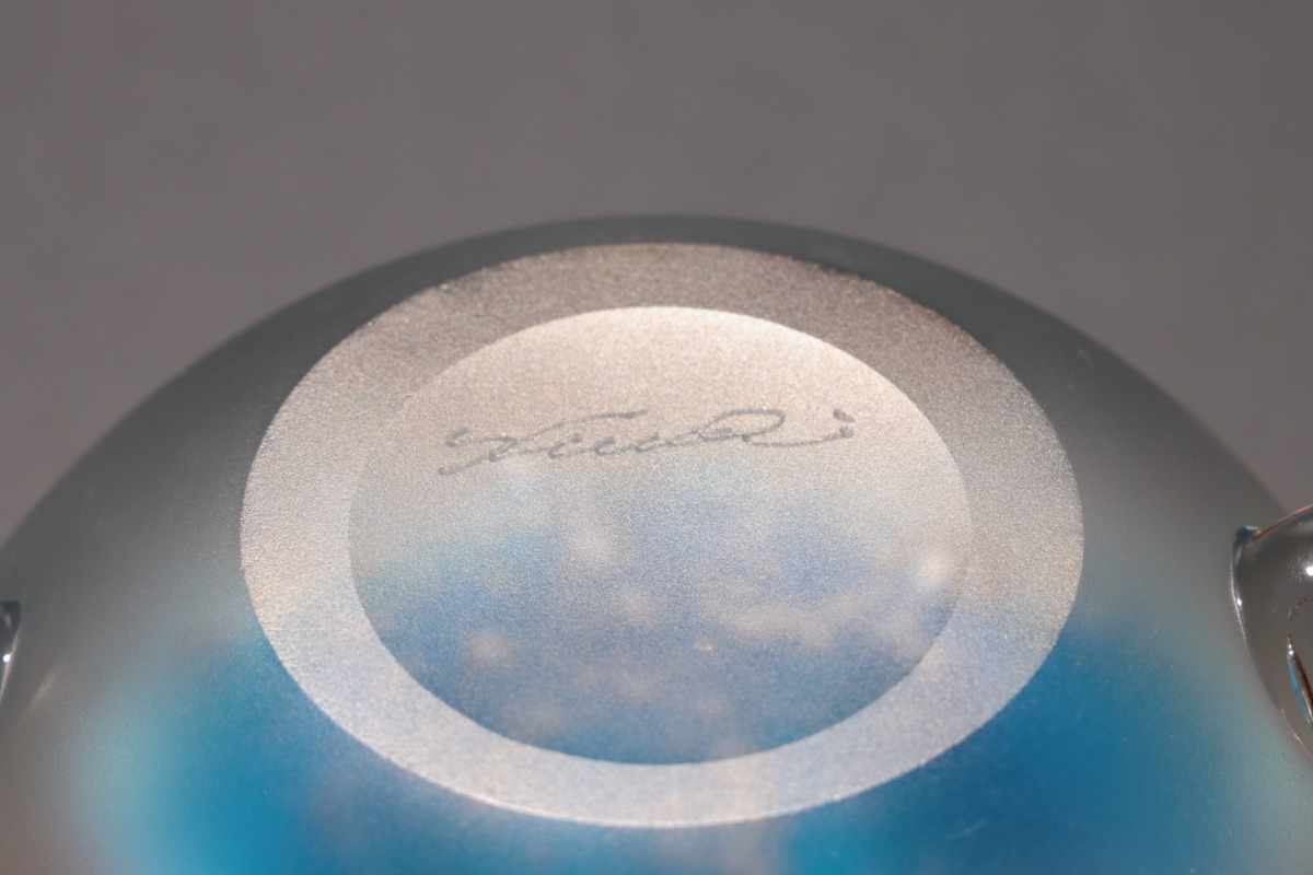 黒木国昭作 プラチナ象嵌「光琳」花器 - 古好屋