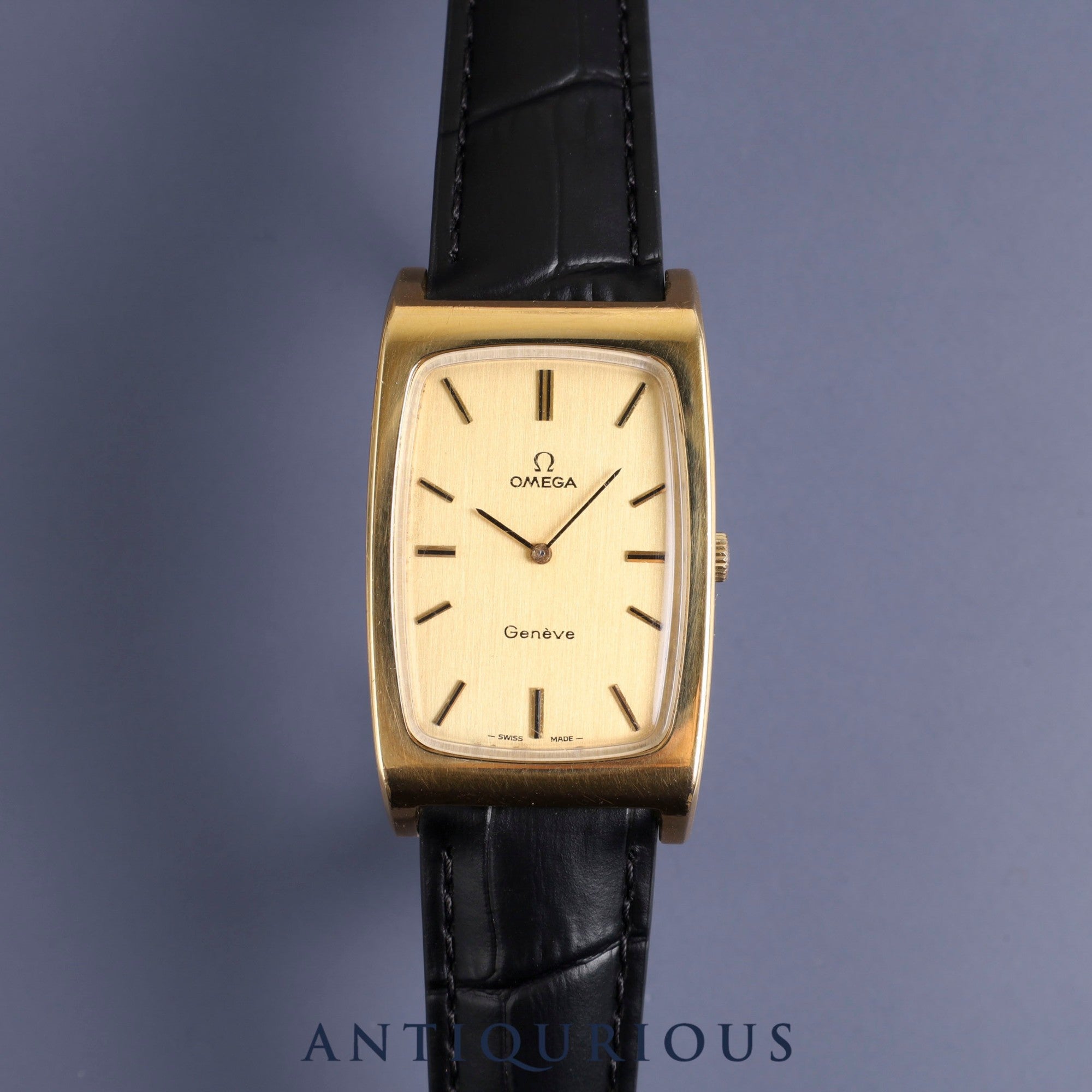 オメガ ジュネーブ 手巻き Cal.625 GP 革 純正尾錠（GP）ゴールド文字