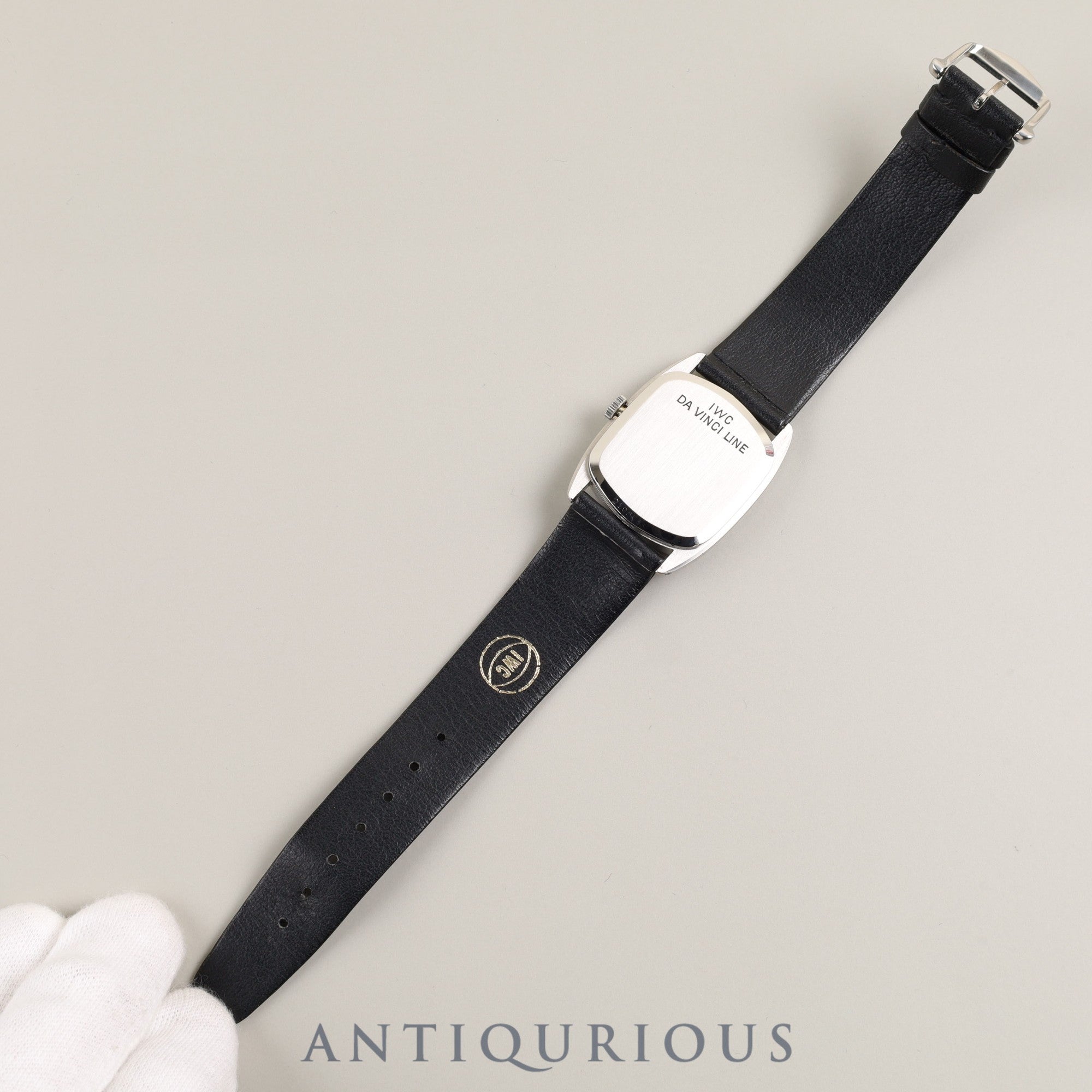 IWC ダヴィンチライン 手巻き SS 純正革ベルト 純正尾錠（SS）ブラック