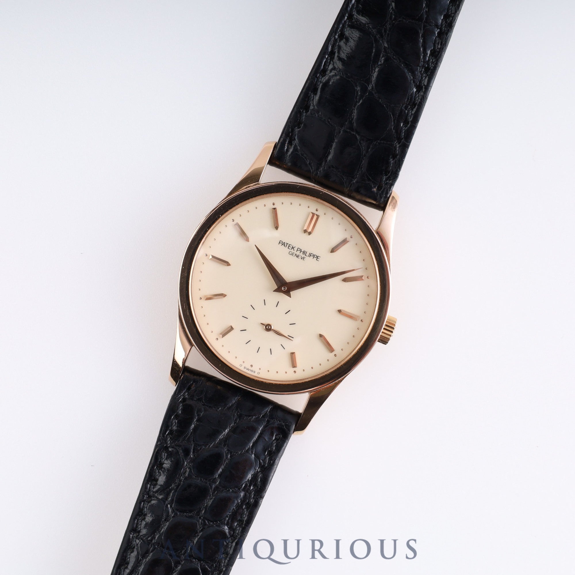 パテック・フィリップ カラトラバ 3796 手巻き Cal.215 PG 純正革