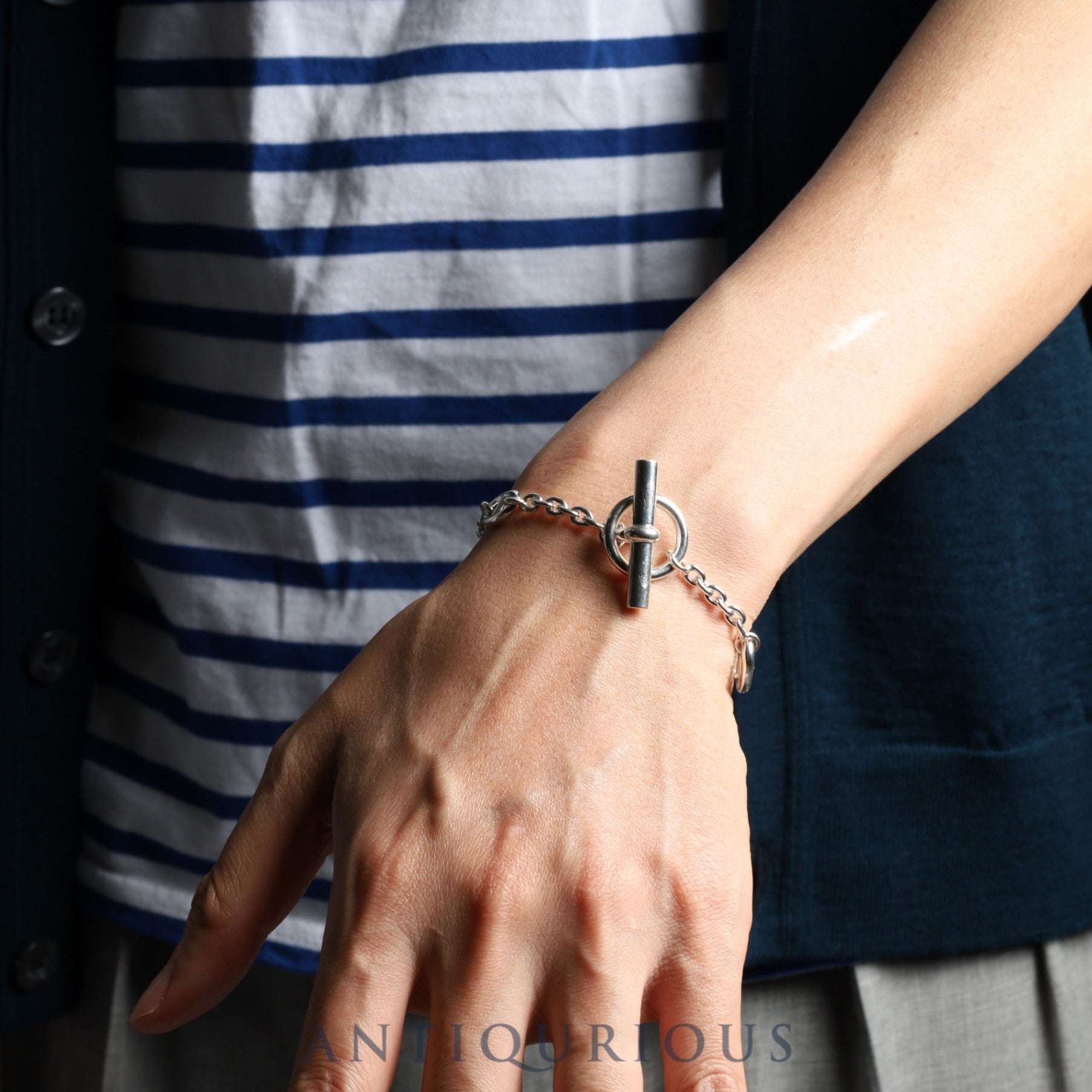 エルメス ブレスレット シェーヌダンクル ファランドール LG SV925 箱