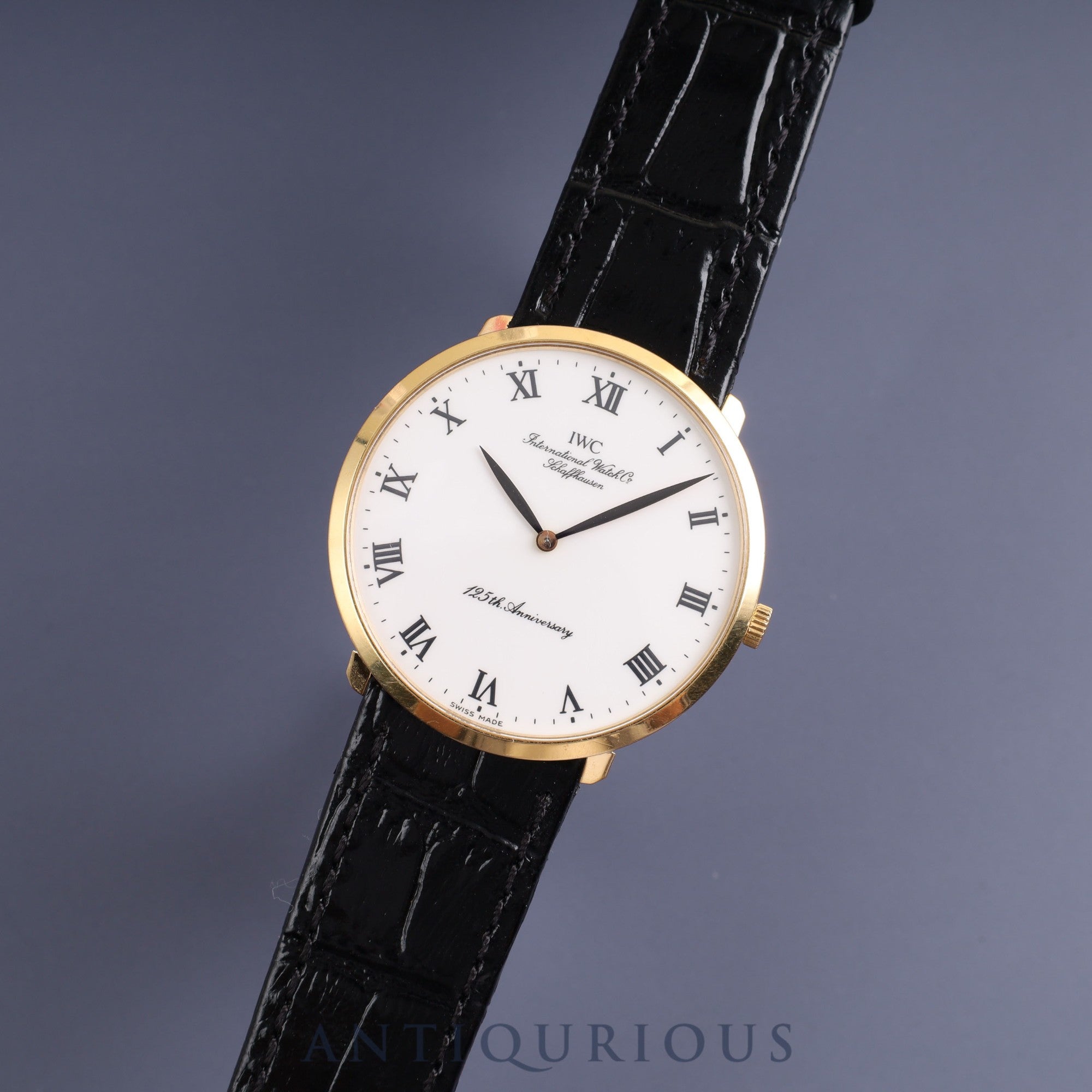 IWC ポートフィノ 2411 125周年記念モデル 手巻き Cal.1852 750YG 革