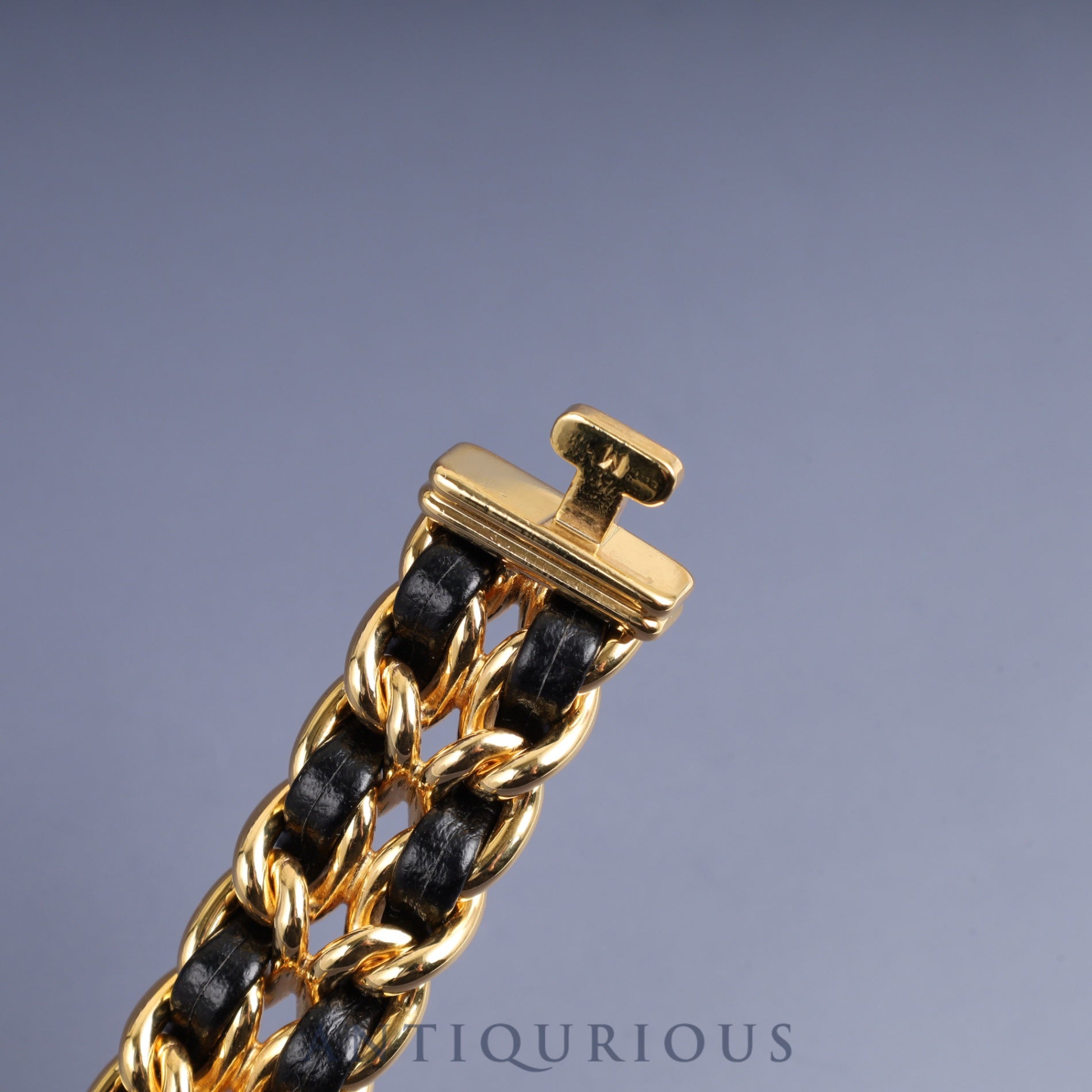 シャネル プルミエール M H0001 クォーツ Cal.976.001 GP GP/革