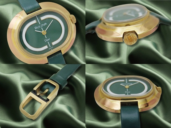 HA-7390| ブローバ ディオール レディース Wネーム Ref.7449 Cal.5BD