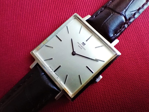 HA-6995| モンビジュ MONBIJOU スクエア(正方形) 手巻き 二針